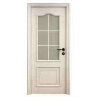 Cheap Price Models Water Resistant Interior Frosted Glass Design PVC Bathroom Door