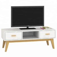 Home living room wooden TV stand rack cabinet wall unit designs