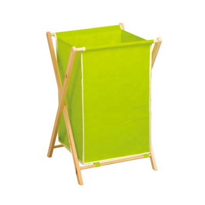 Fashion foldable non woven folding laundry basket