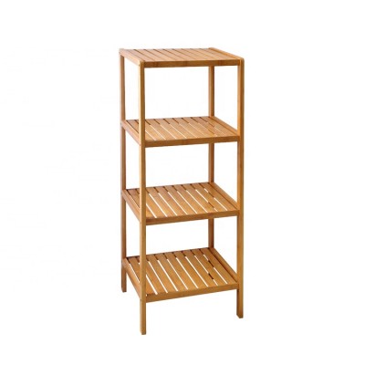 Low price high quality bamboo book storage bookshelf