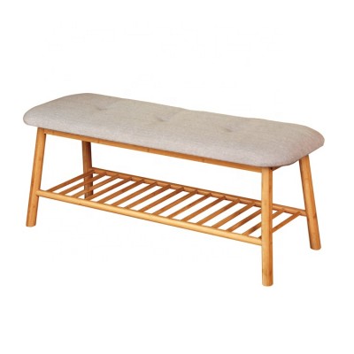 Living room furniture sofa seat bamboo shoe rack wholesale