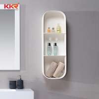 Sanitary Ware Wall Mount Bathroom Shelf Stylish Artificial Stone  Acrylic Solid Surface Bathroom Wall Shelf Towel Shelf