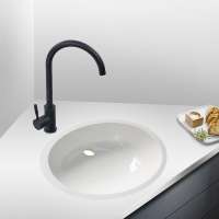 Small Dining Hand Single Bowl High Quality Solid Surface Wash Bathroom Sinks