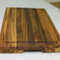 Solid wood chopping board with hole handle Vietnam acacia wood chopping board